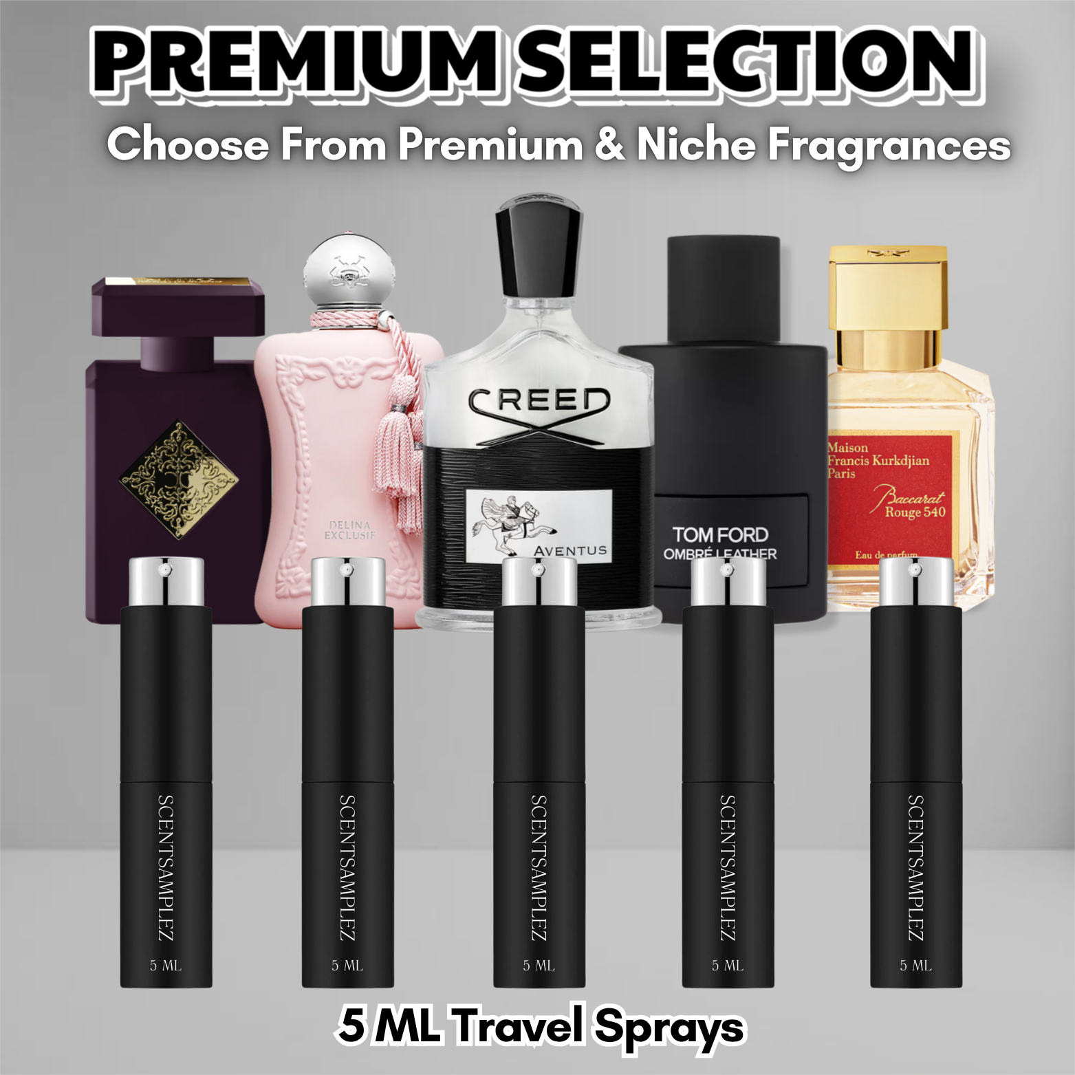 5 ML (Travel Sprays) Premium Selection