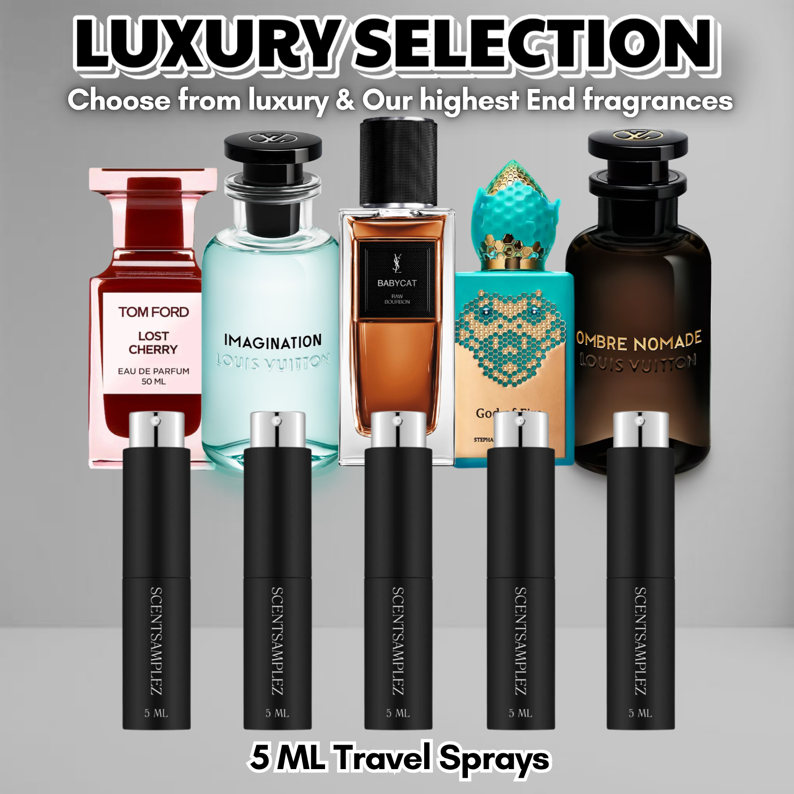 5 ML (Travel Sprays) Luxury Selection