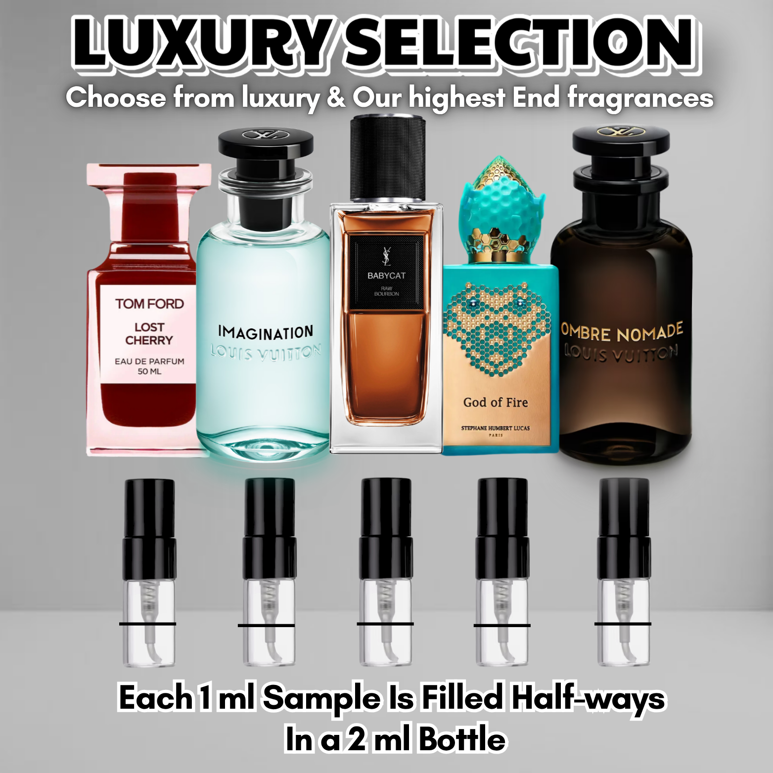 1 ML Samplez Luxury Selection
