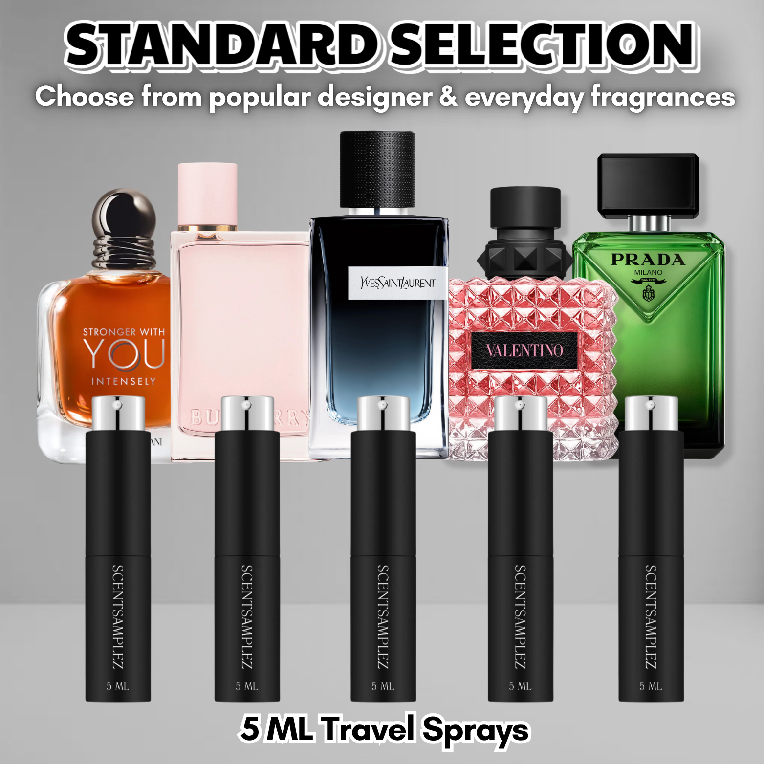 5 ML (Travel Sprays) Standard Selection