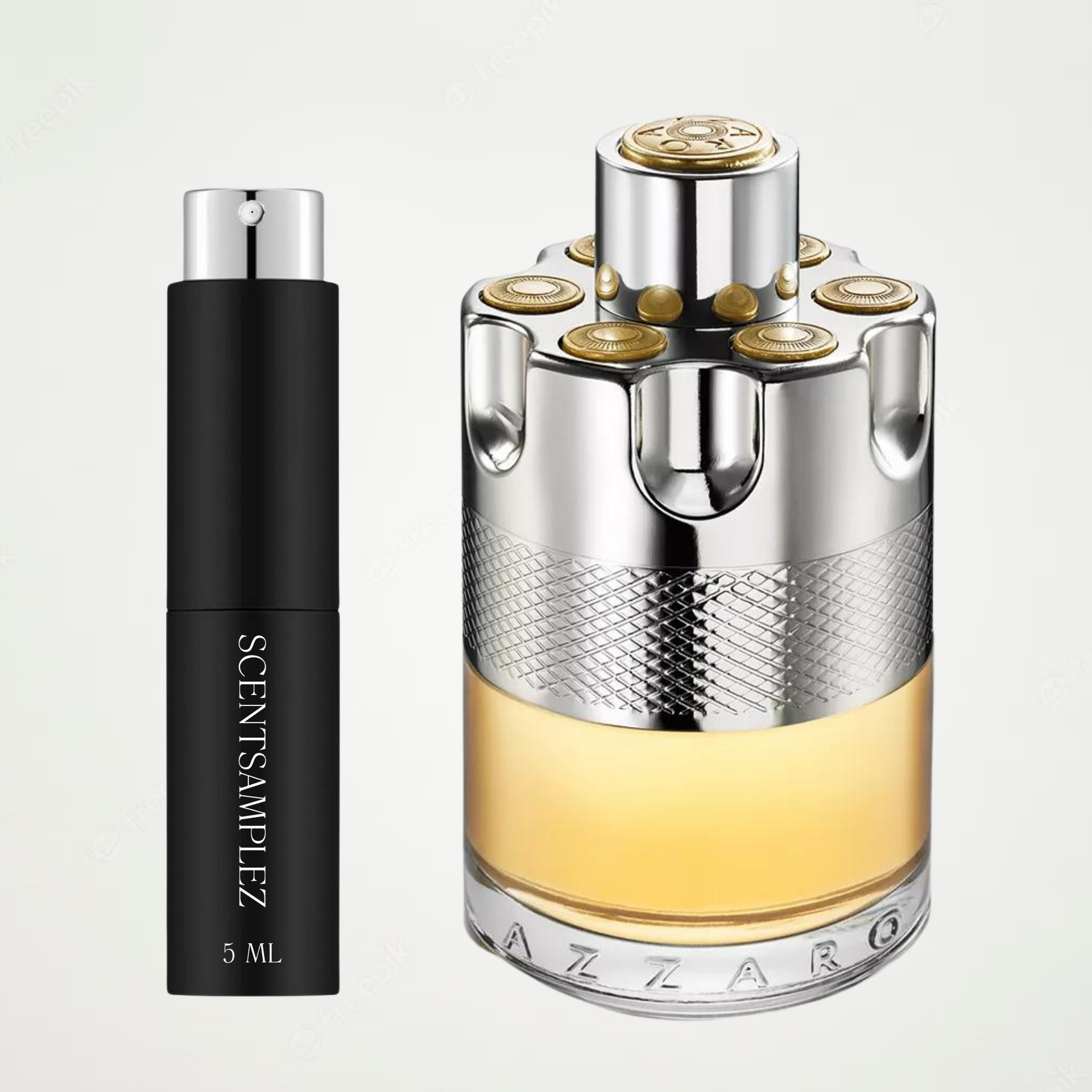 azzaro tobacco "Wanted" Discovery Set (5 x 2ml) fruity notes Azzaro Forever Wanted Elixir Parfum